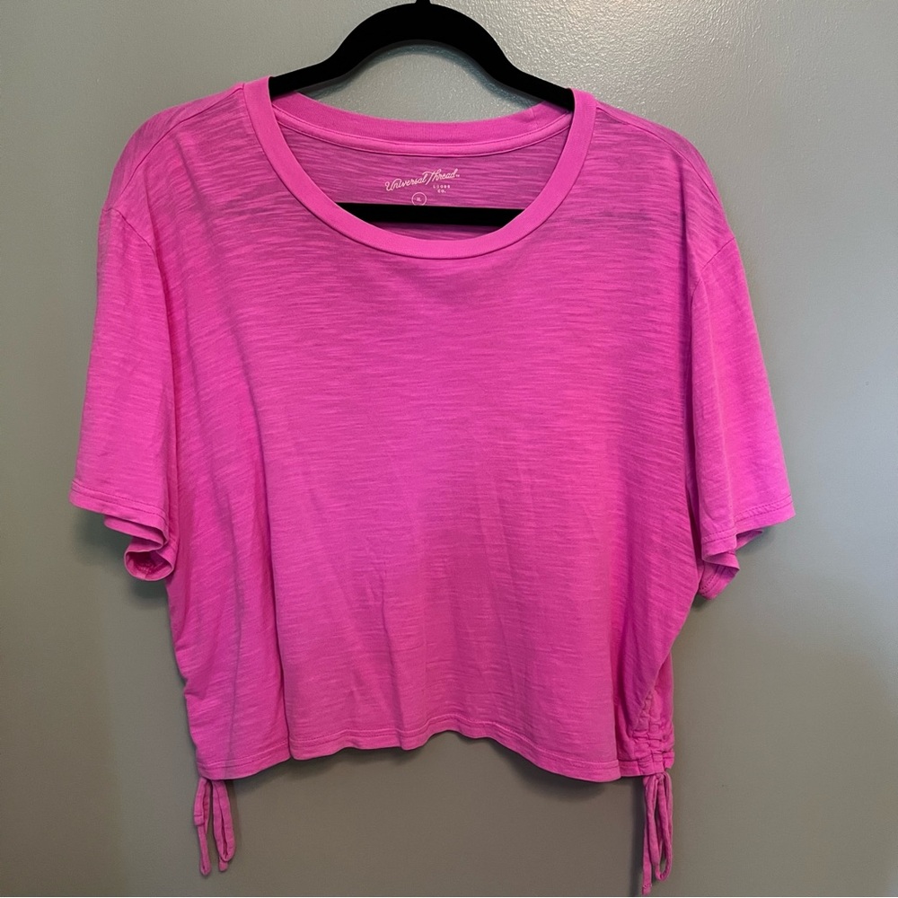 Pink Cinch Shirt